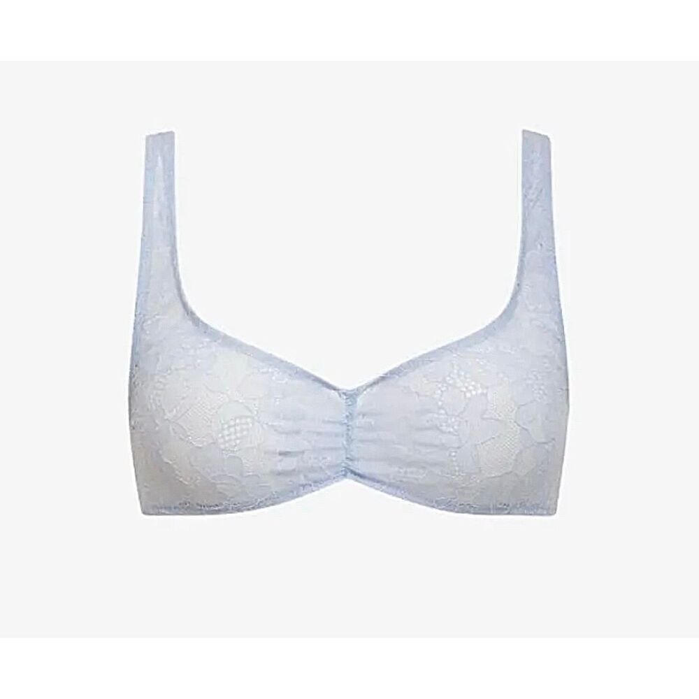 Rumored Smitten LACE Bra Powder Blue‎ XS Sexy Danty Delicate Lingerie French NWT